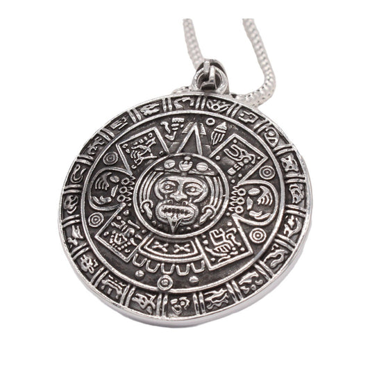 Constellation Compass Pendant Titanium Steel Necklace for Unisex Adventurers by Planderful