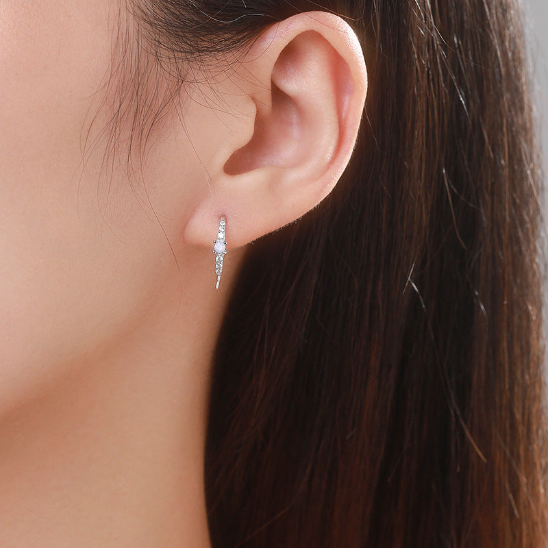 Sterling Silver Zircon Earrings for Women - Everyday Genie Collection