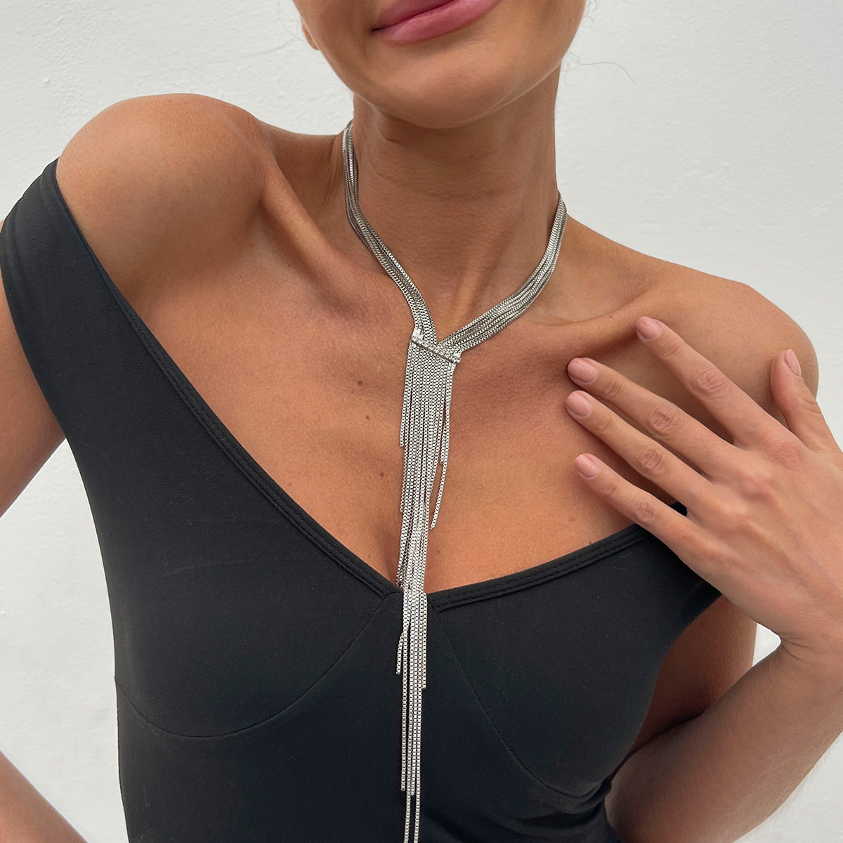 Planderful Vienna Verve Necklace – Unique Irregular Fringed Design