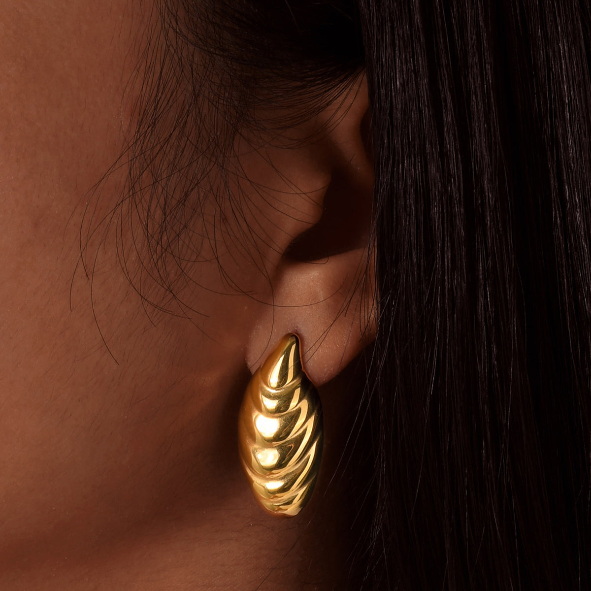 Stainless Steel Geometric Earrings
