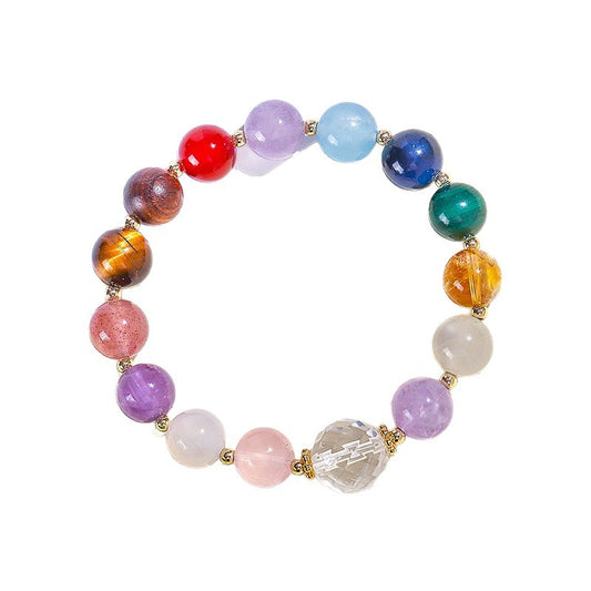 Planderful Fortune's Favor Bracelet – Elegant Multi-Treasure Crystal Design
