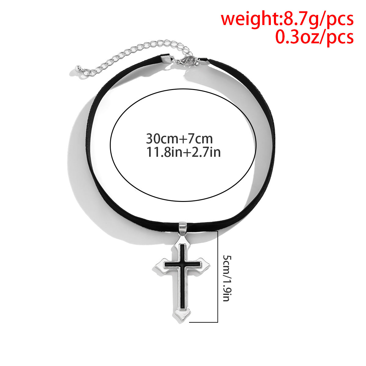 Cross Layered Alloy Necklace
