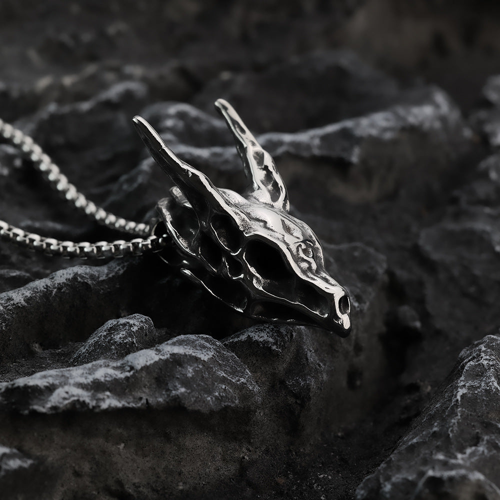 Hip-hop European And American Neckwear Skull Dragon Pendant