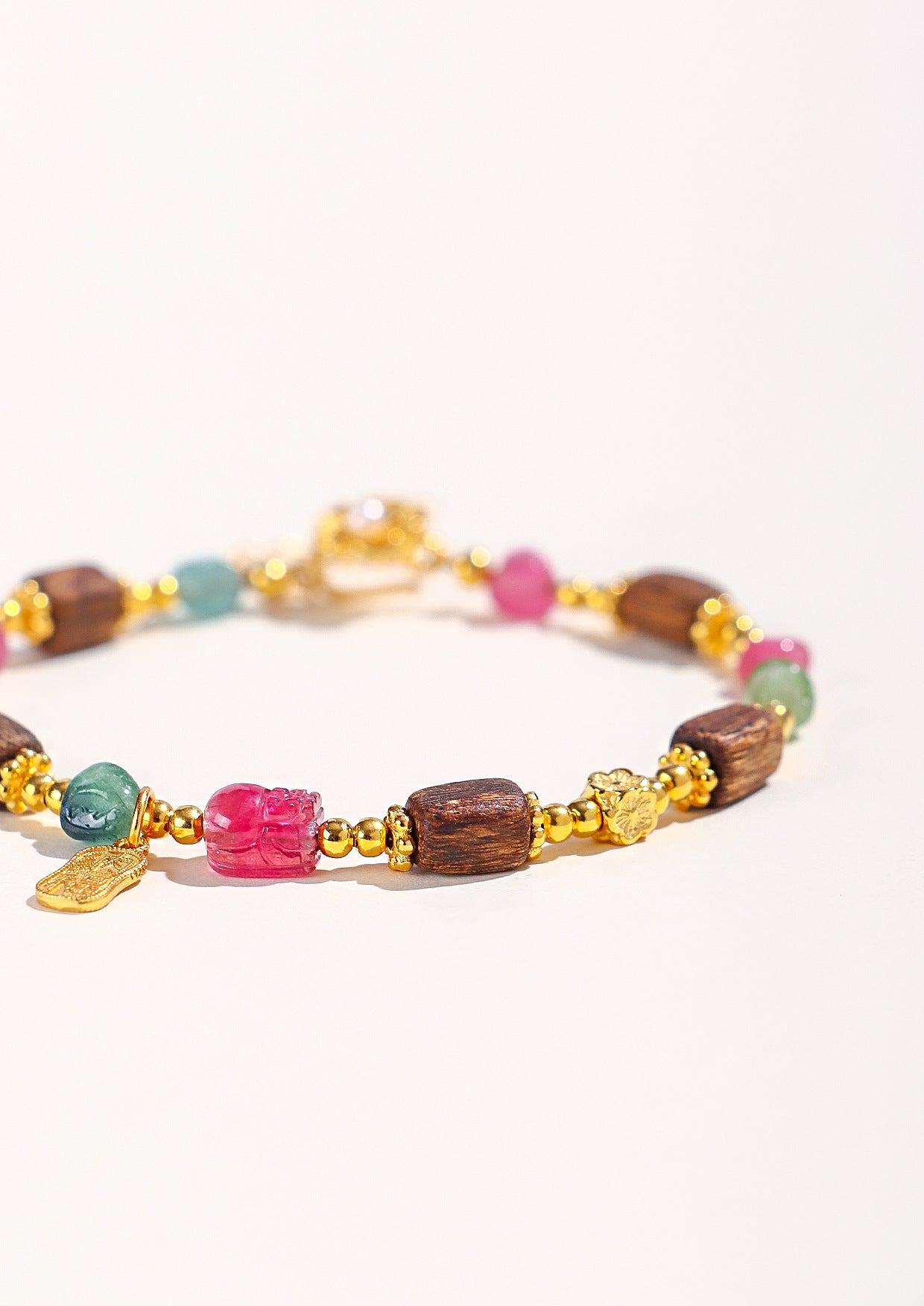 Planderful Fortune's Favor Bracelet – Premium Tourmaline and Natural Pearl Design