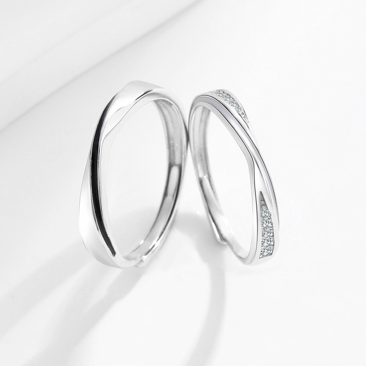 Minimalist Heart S925 Sterling Silver Women's Ring