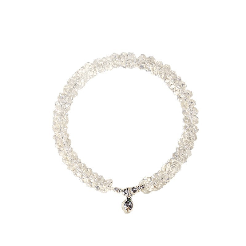 Planderful Fortune's Favor Bracelet – Elegant White Crystal Design