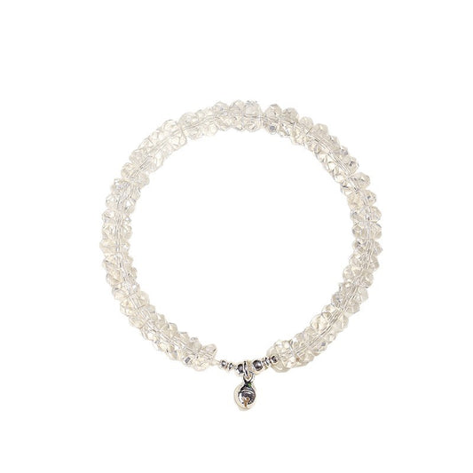 Planderful Fortune's Favor Bracelet – Elegant White Crystal Design