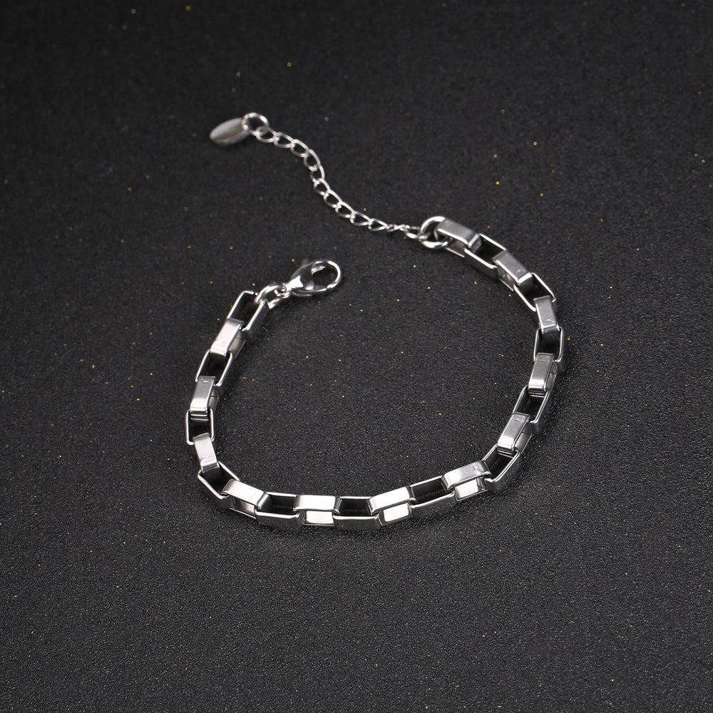Cold Wind Bracelet – Titanium Steel Hip-Hop Bracelet – Men's