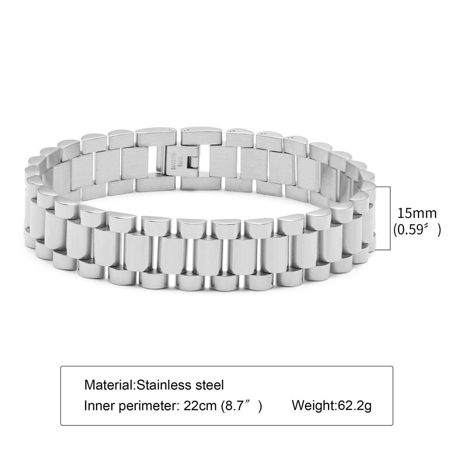 Bracelets Cross-border Accessories Titanium Steel Bracelet Men's Bracelet European and American