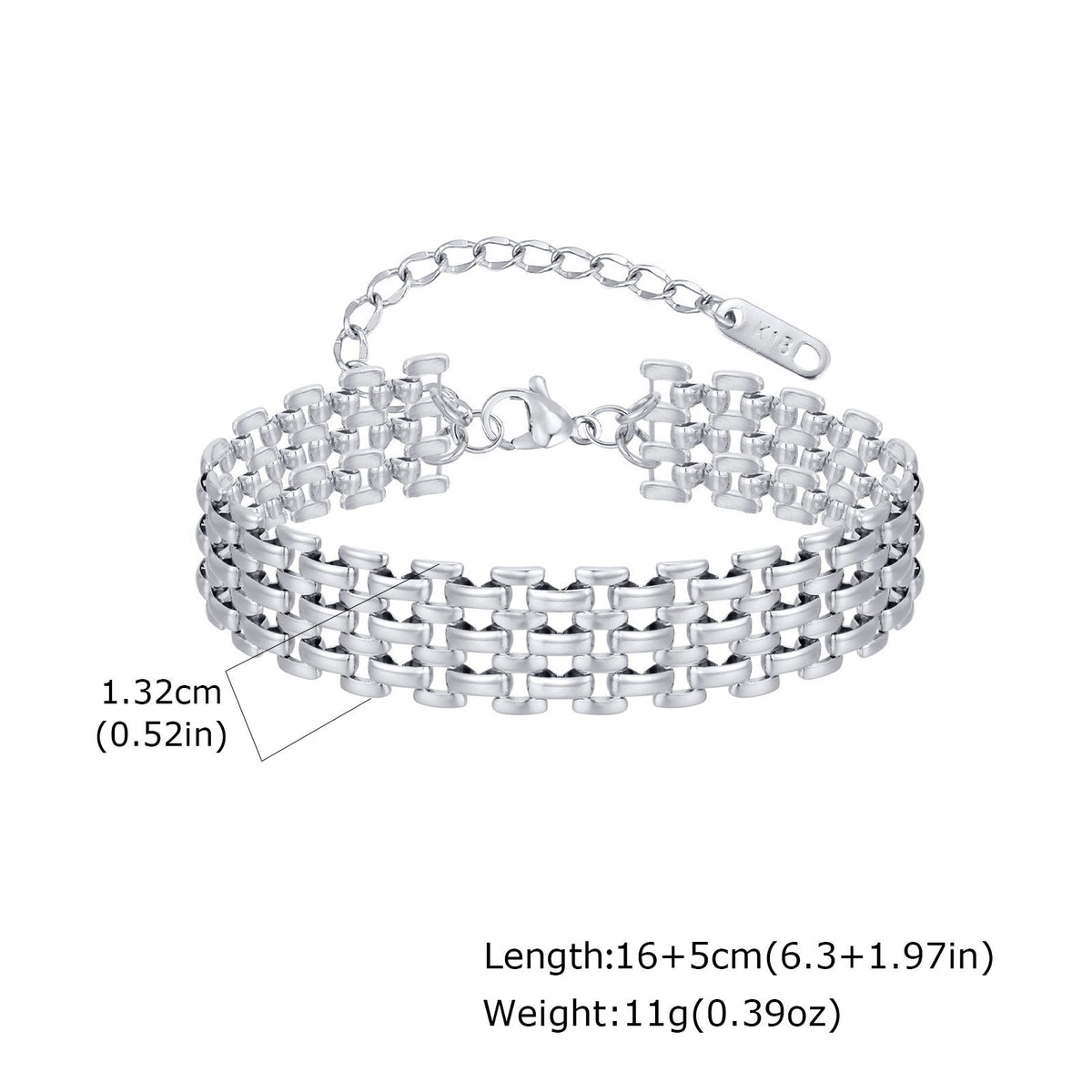 Strap Women Gold Stainless Steel Bracelet for Women