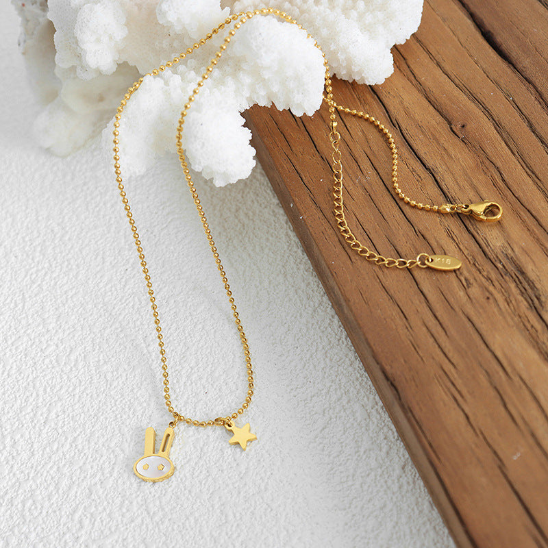 Whimsical Rabbit Pendant Necklace - Stylish Jewelry for Women