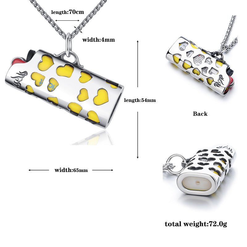 Steel Necklace - Elegant Everyday Genie Collection For Men From Planderful Jewelry