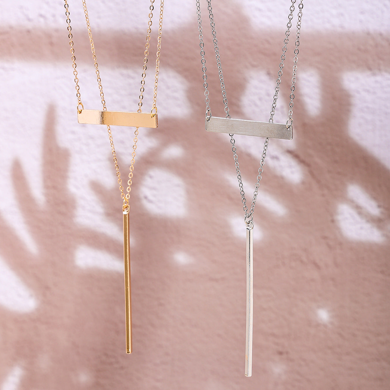 Layered Double Necklace Set - Vienna Verve Collection