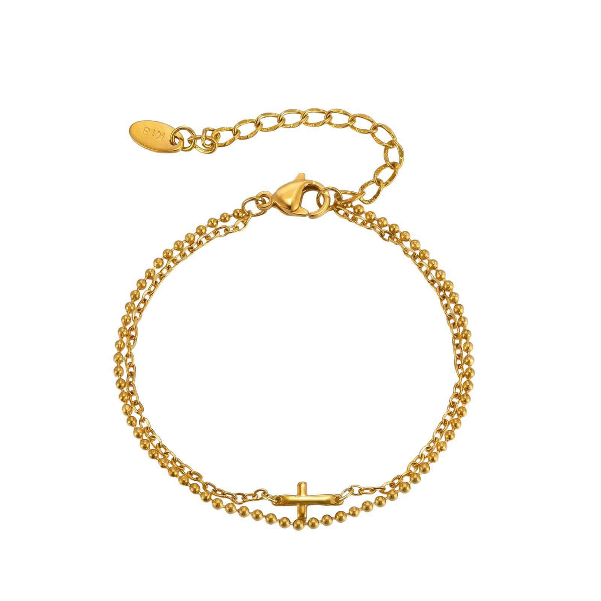 Cross Stainless Steel Bracelet