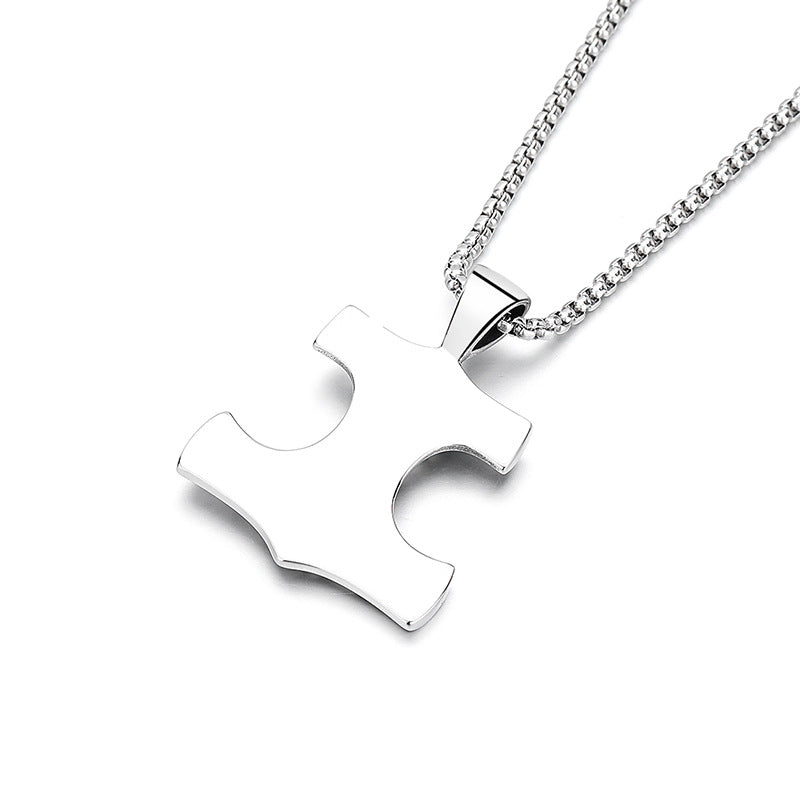 Stainless Steel Necklace - Vintage Viking Anchor Pendant