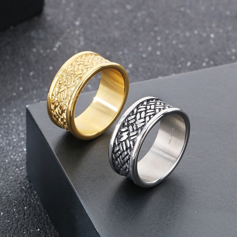 Planderful Mens Stainless Steel Personalized Ring For Men