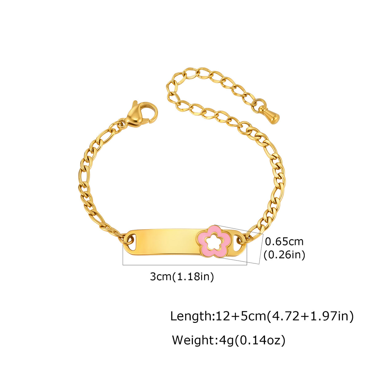 Variety Cute Child Size Stainless Steel Bracelet Unisex