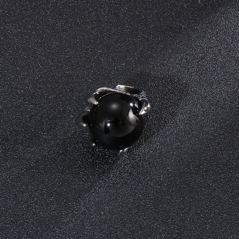 Stainless Steel Dragon Claw Pendant - Bold Punk Style Jewelry for Men