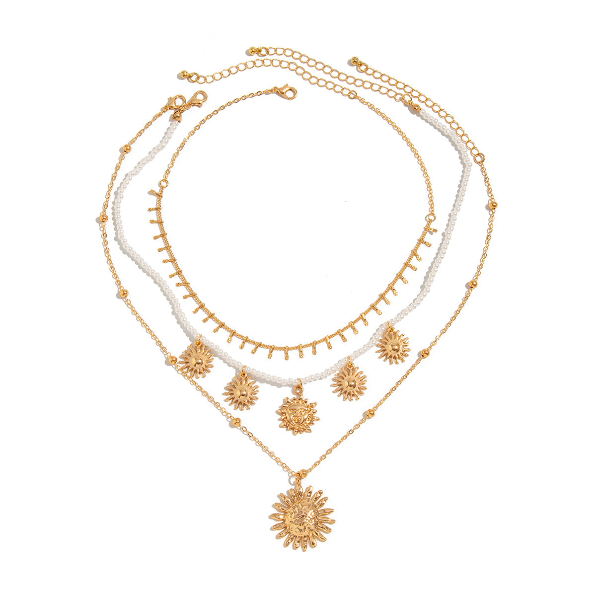 Planderful Vienna Verve Necklace – Unique Ethnic Imitation Pearl Design