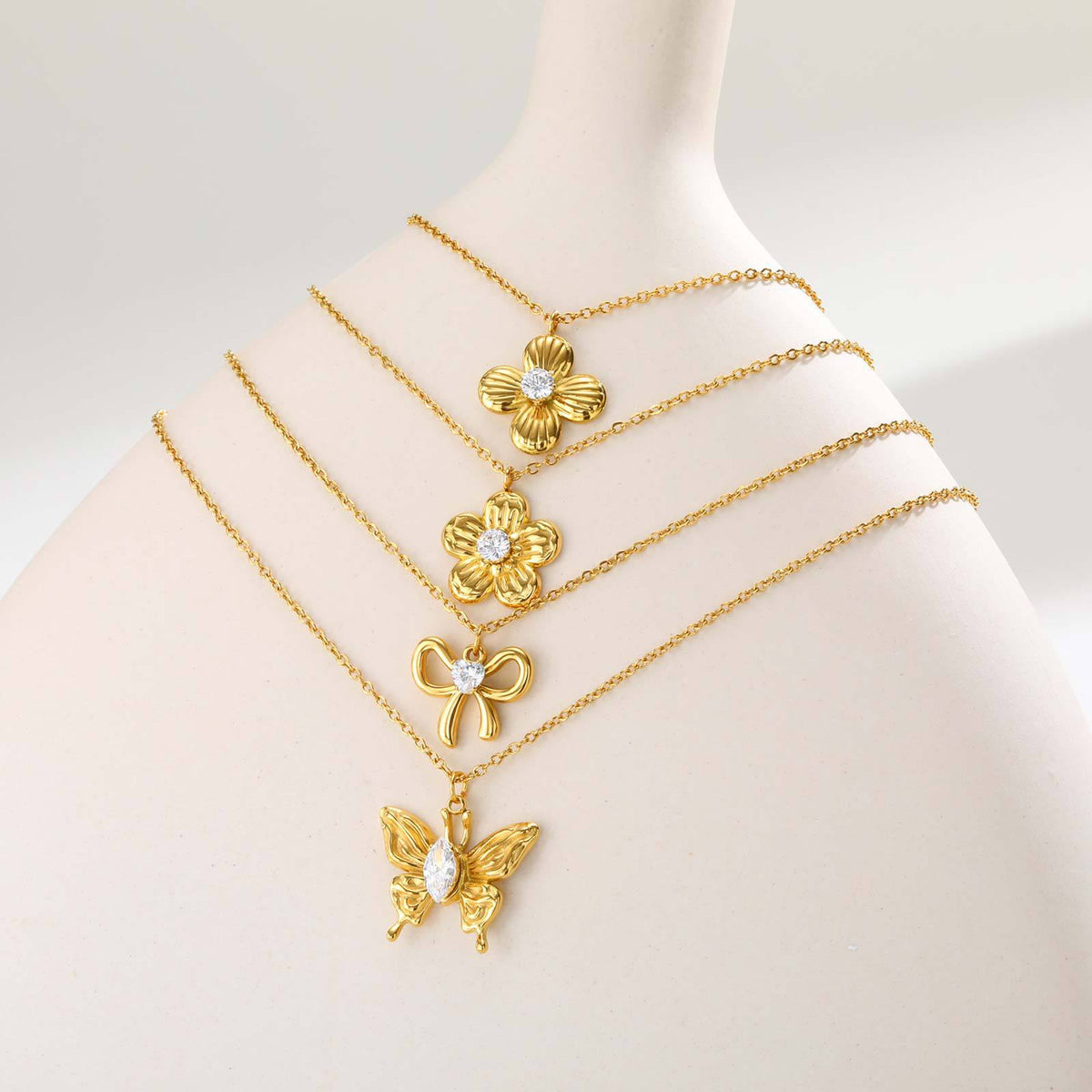 Zircon Jewelry Collection — Earrings, Necklaces & Rings