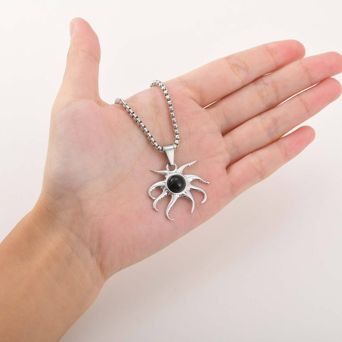Black Stainless Steel Pendant for Men