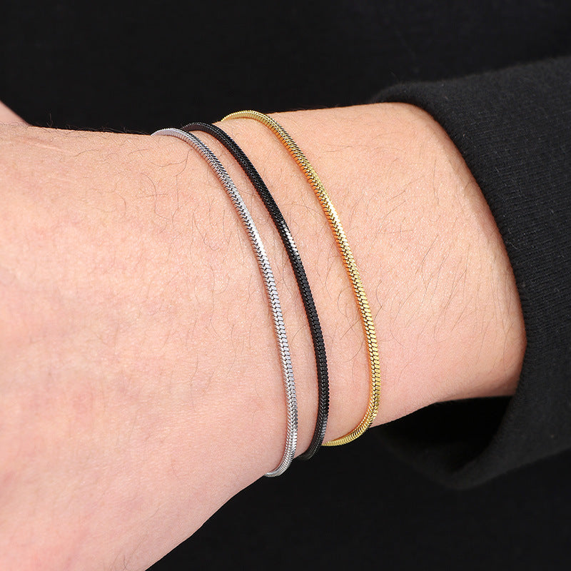 Planderful Adjustable Titanium Steel For Men Bracelet