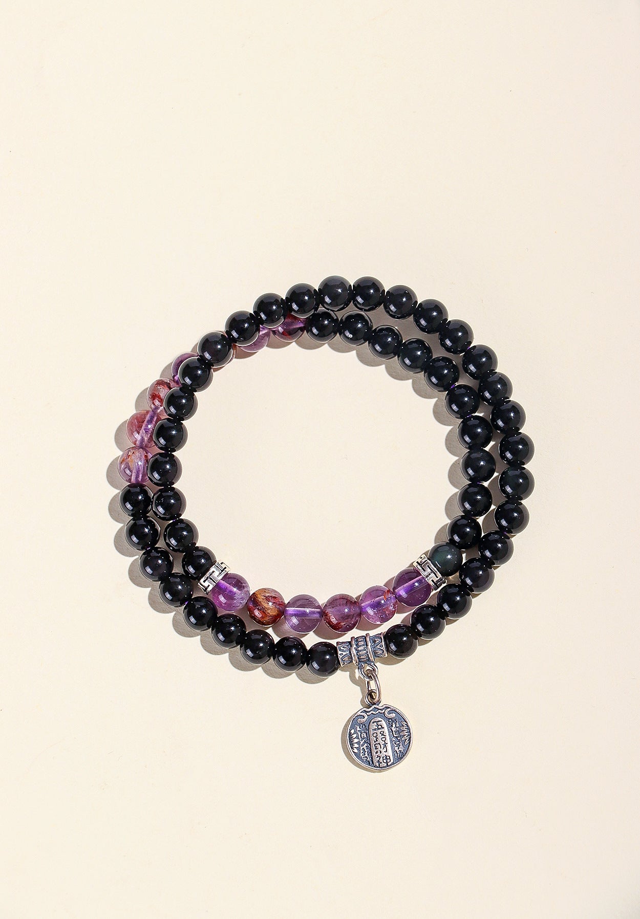 Planderful Fortune's Favor Bracelet – Obsidian Luck and Retro Elegance