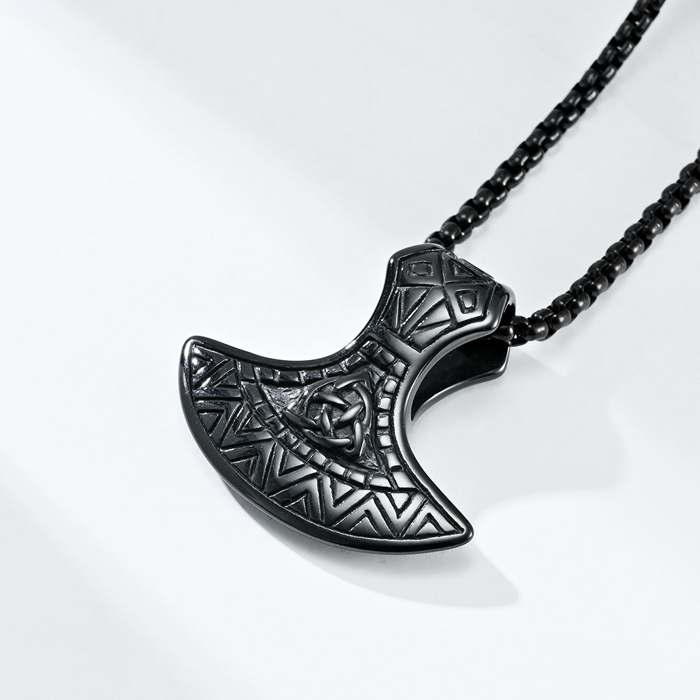Cross-Border Amazon Nordic Viking Tomahawk Necklace for Men