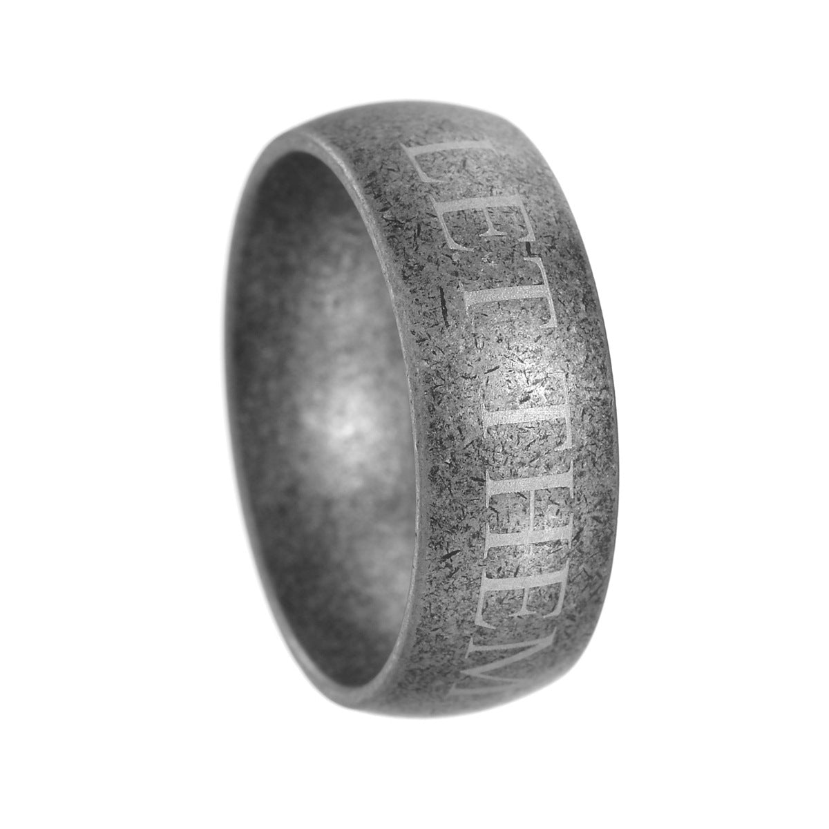 Planderful Everyday Genie Stainless Steel Ring for Men Unisex Retro Protection Statement Jewelry