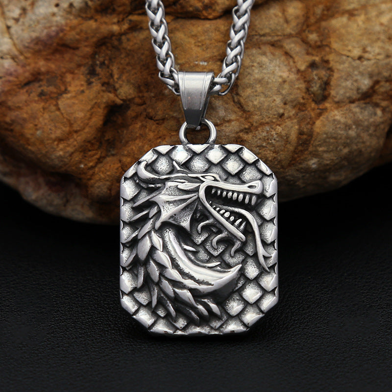 Dragon Faucet Stainless Steel Men's Ring