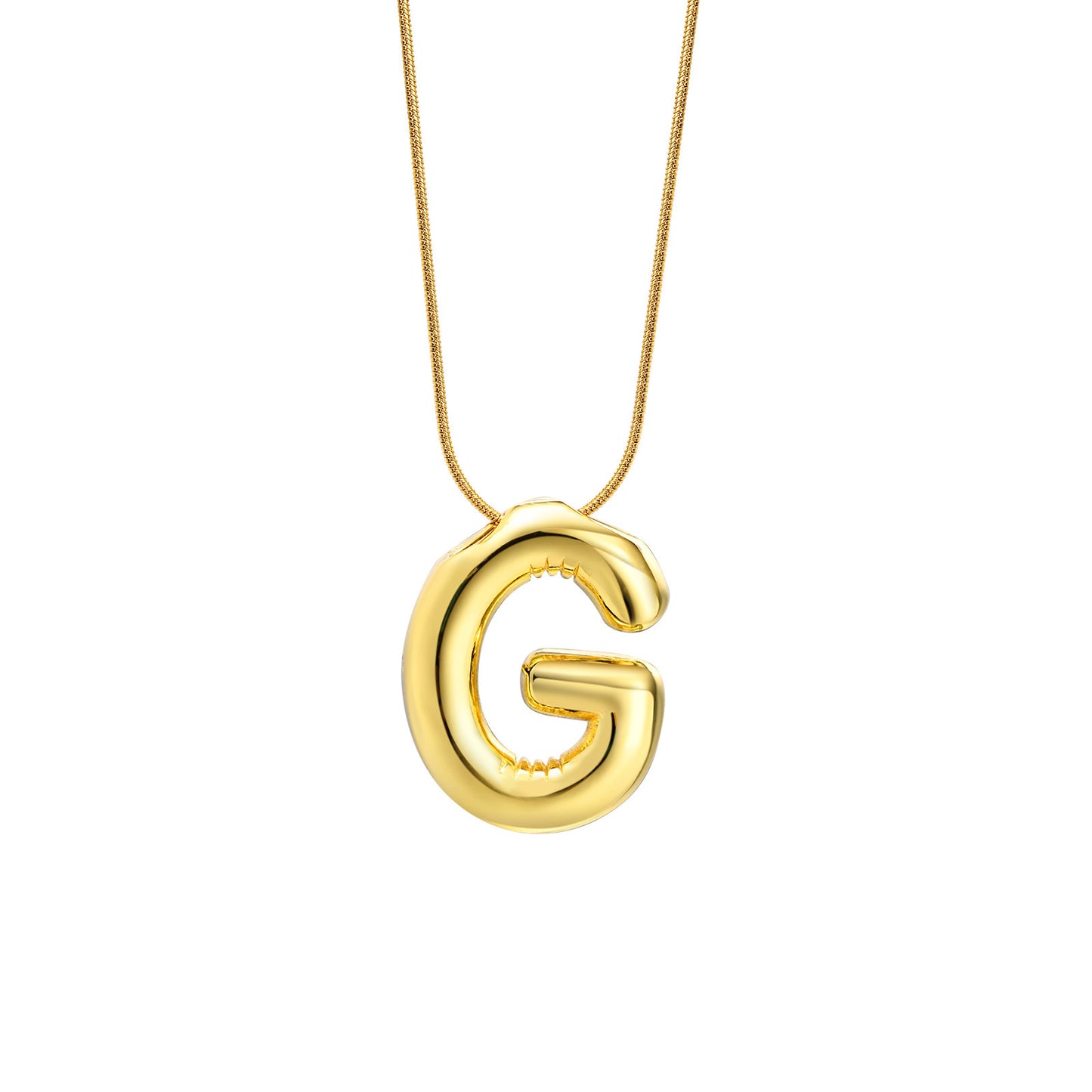 Fashion Round Snake Chain Necklace Women's Gold Jewelry Wholesale