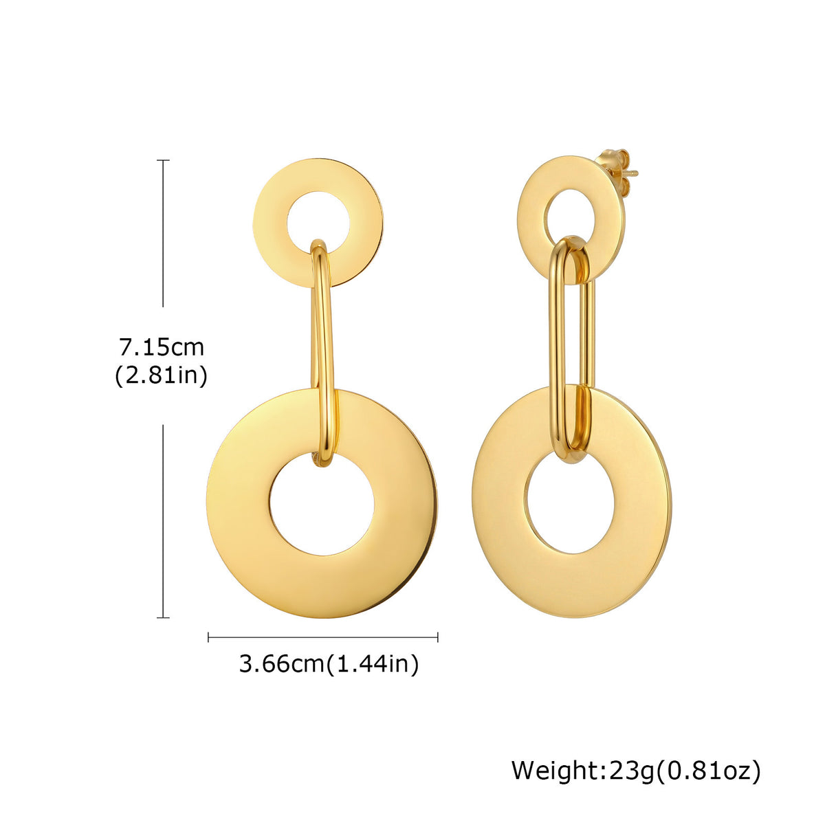 Modern Stainless Steel Earrings — Multiple Styles