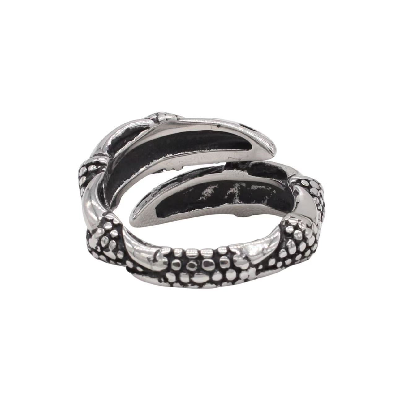 Planderful Jewelry Mens Monster Claw Stainless Steel Ring