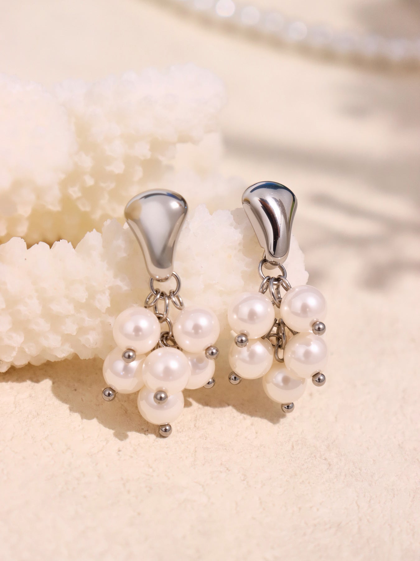 Planderful Tigers Eye Earrings Stainless Steel Luxury For Women