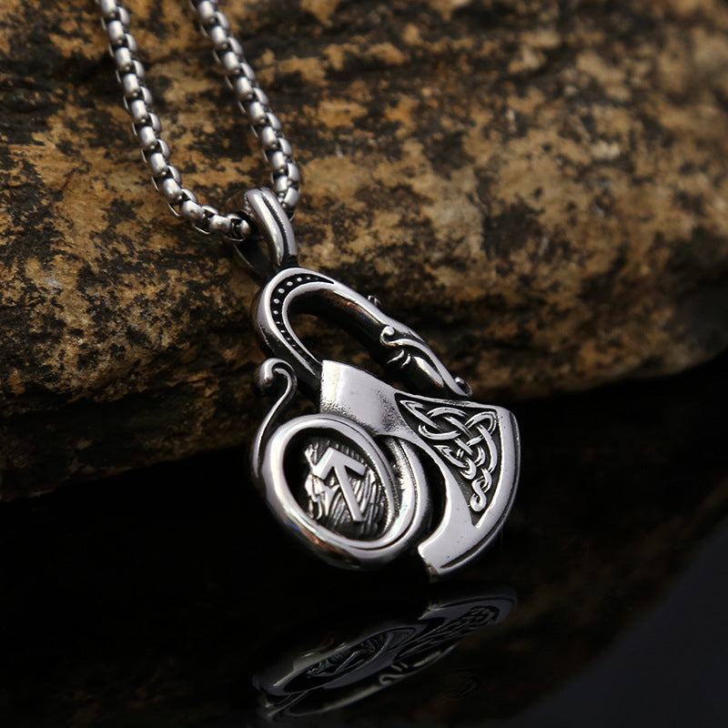 Foreign Trade Stainless Steel Punk Pendant for Men