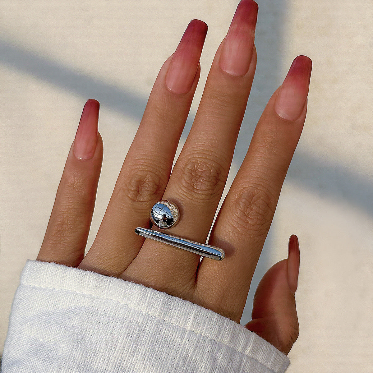 Butterfly Bow Two-finger Exaggerated Ring from Vienna Verve Collection