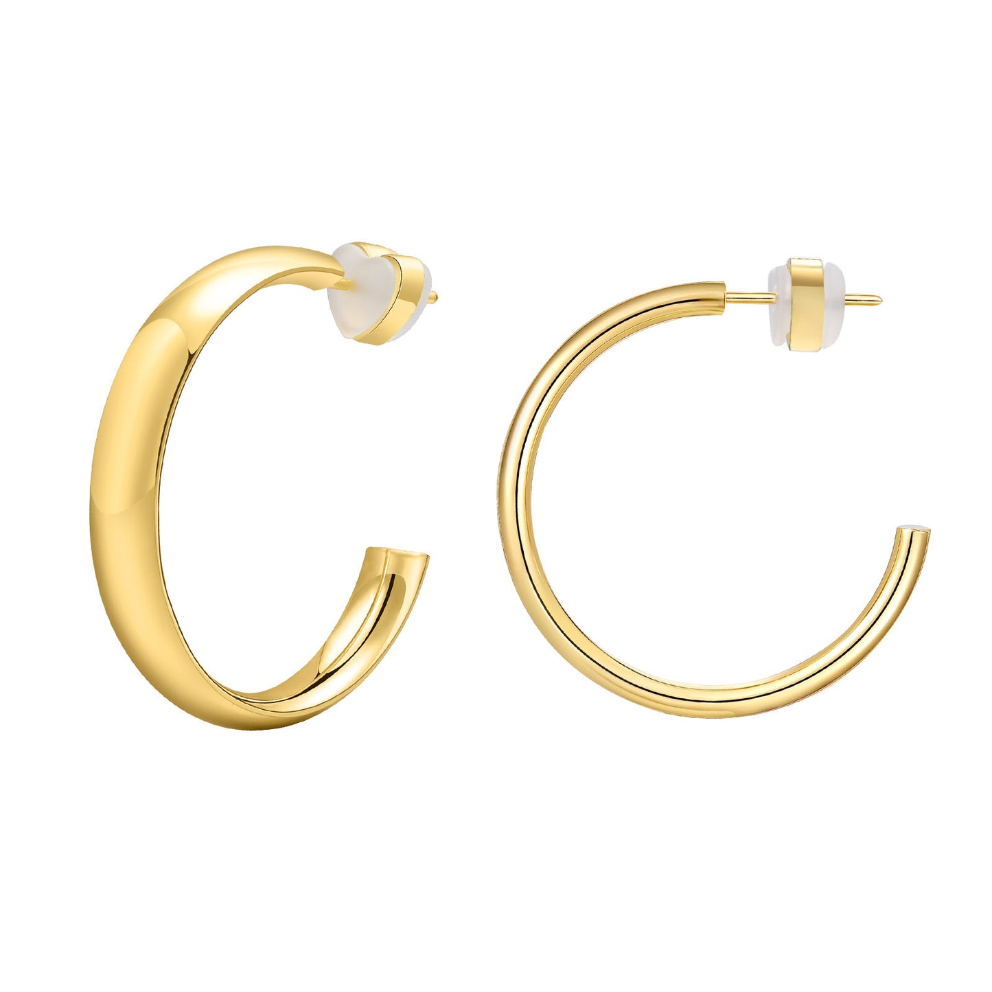 Women's Fashion Earrings Stainless Steel C-Shaped Wholesale