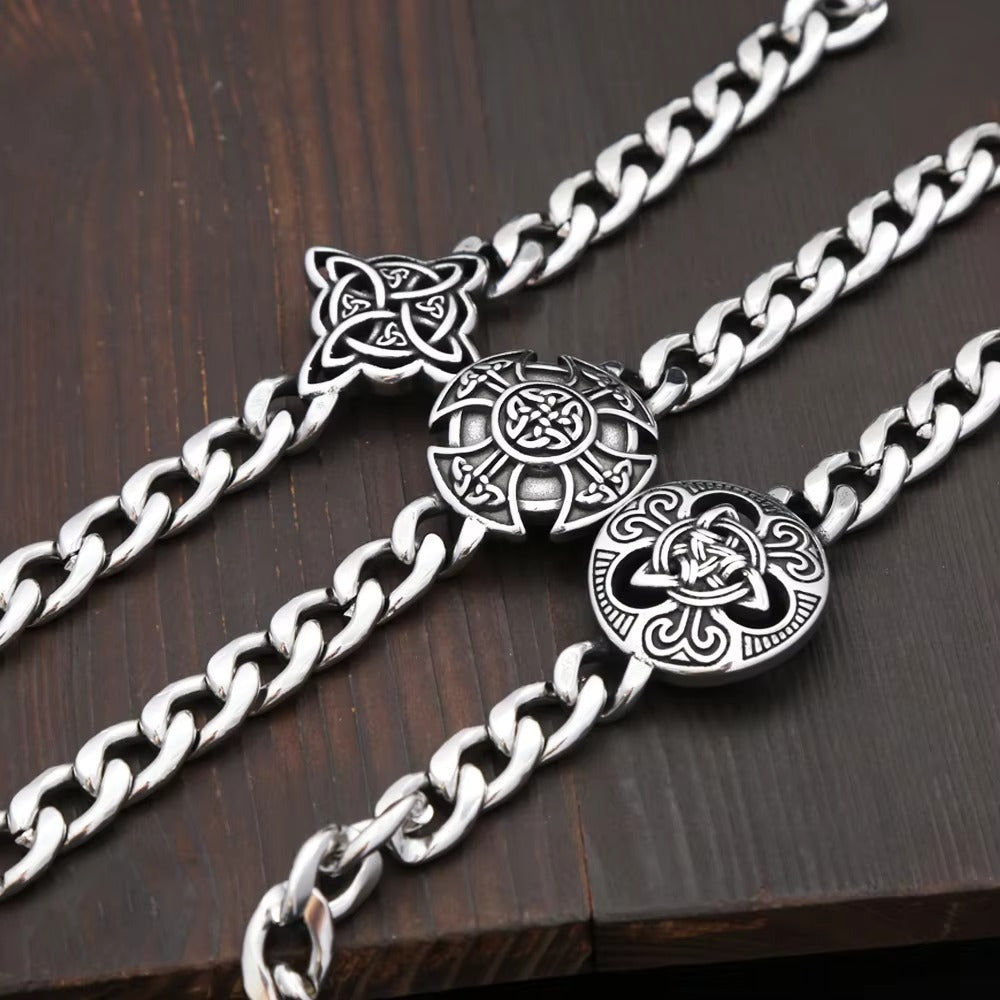 Viking Street Stainless Steel Men's Bracelet