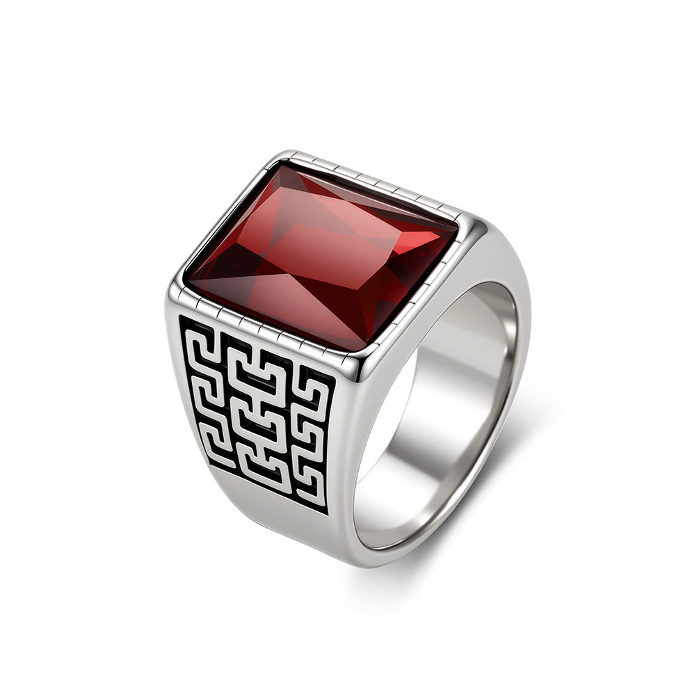 Classic Great Stainless Steel Men's Ring