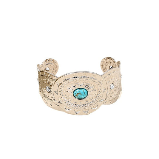 Glamorous Turquoise Totem Bracelet - Vienna Verve Collection