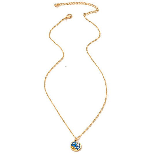 Space Explorer Unisex Long Necklace with Hip Hop Style