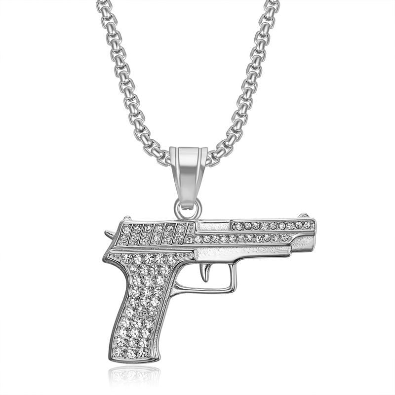 Zircon Necklace - Statement Hip Hop Pendant