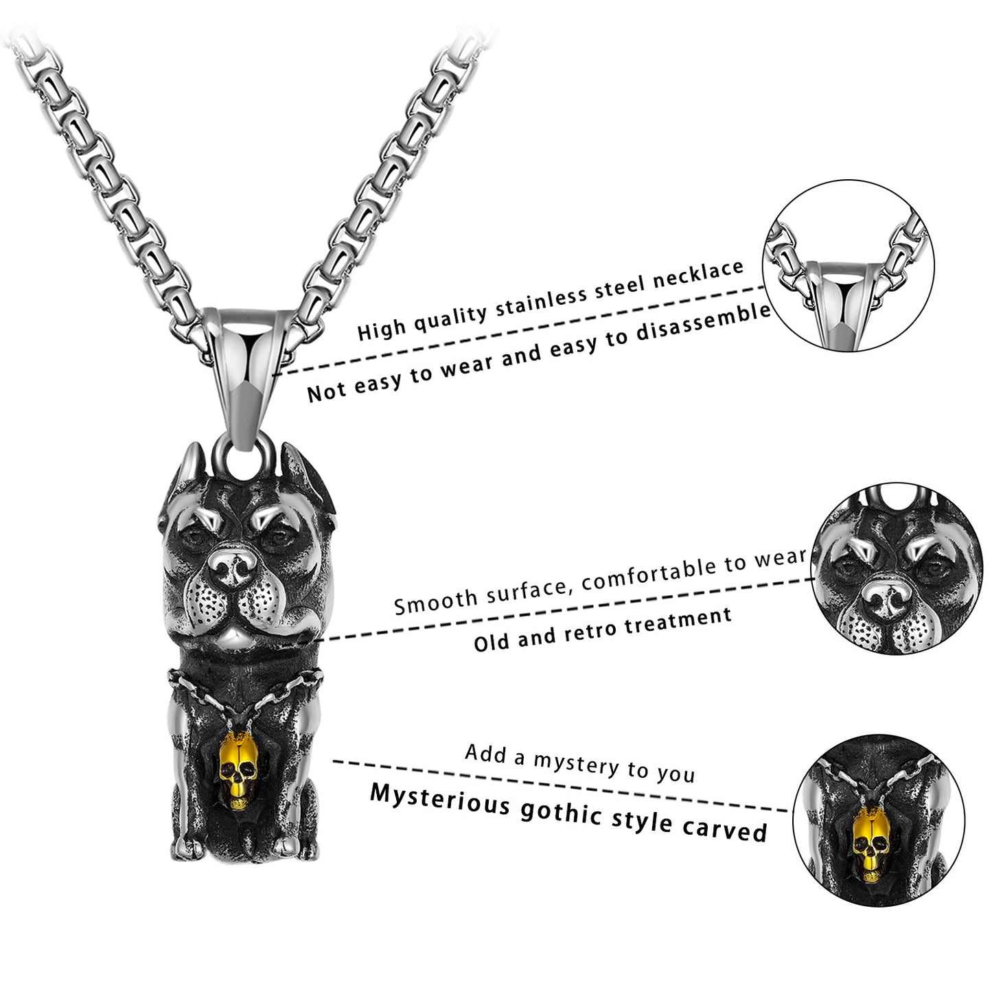 Steel Necklace – Statement Hip Hop