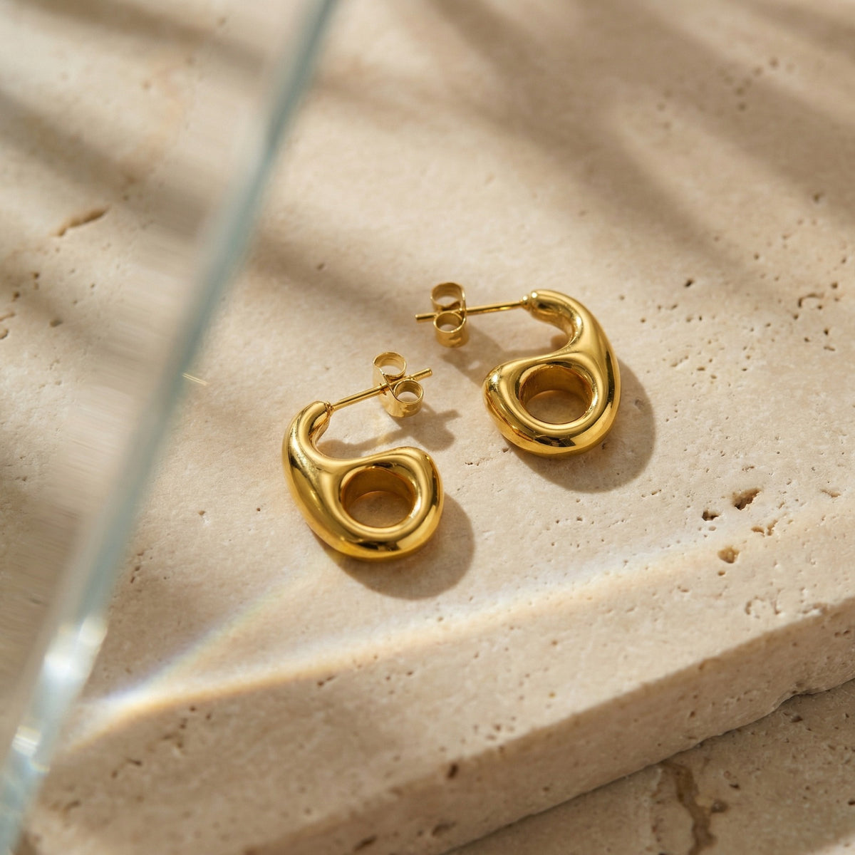 Stainless Steel Geometric Earrings