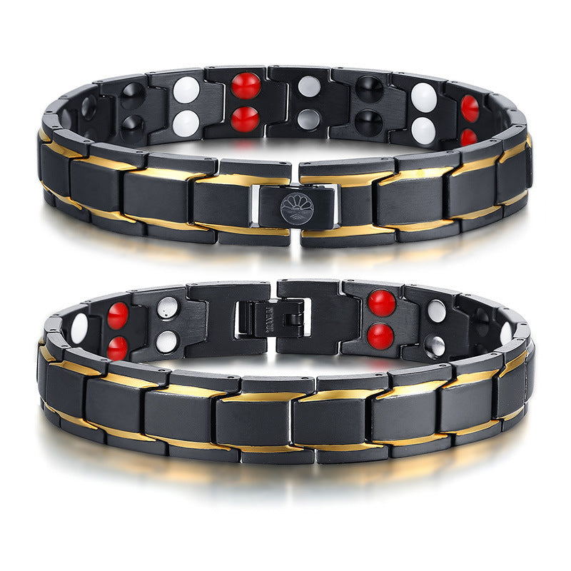 Titanium Magnetic Bracelet Men's Four-in-One Metal Jewelry