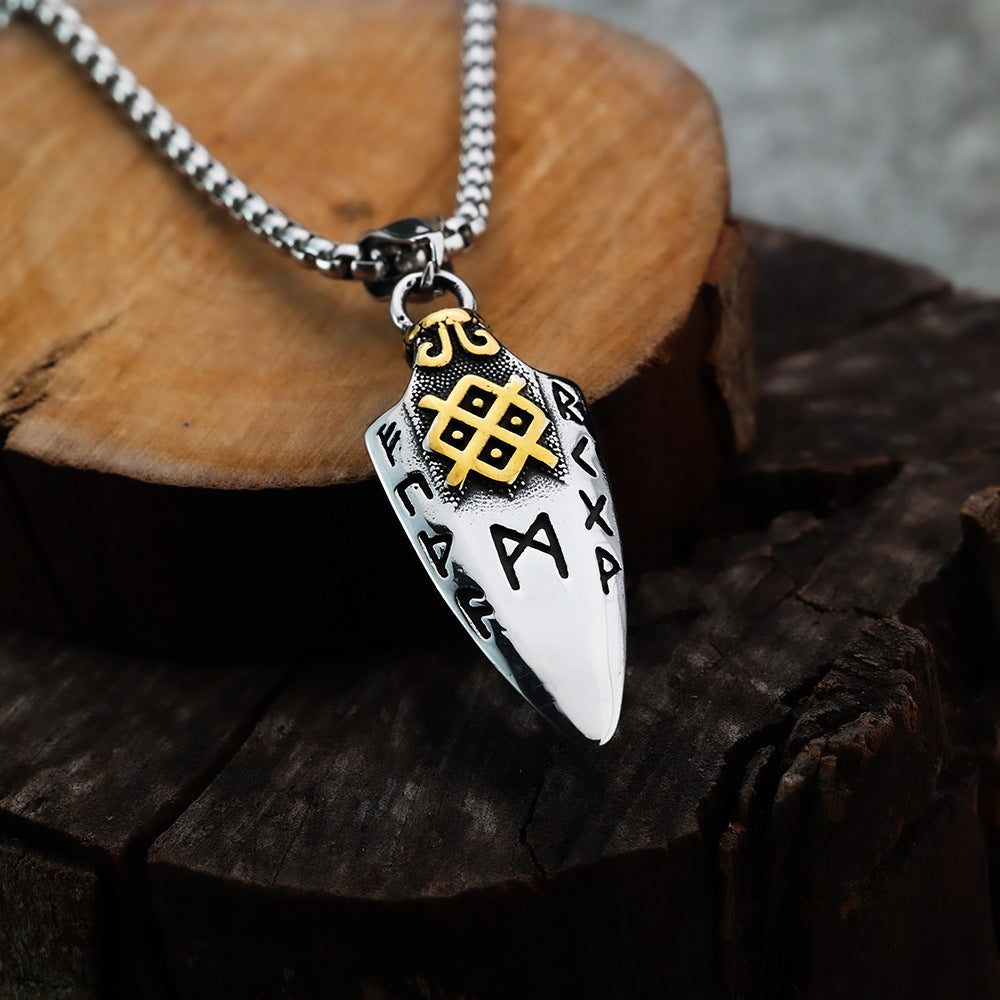 Norwegian Nordic Viking Rune Men's Pendant Necklace Accessories
