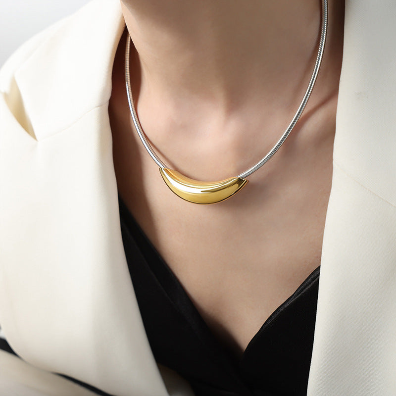 Fashion Forward Gold-Plated Pendant Necklace for Women