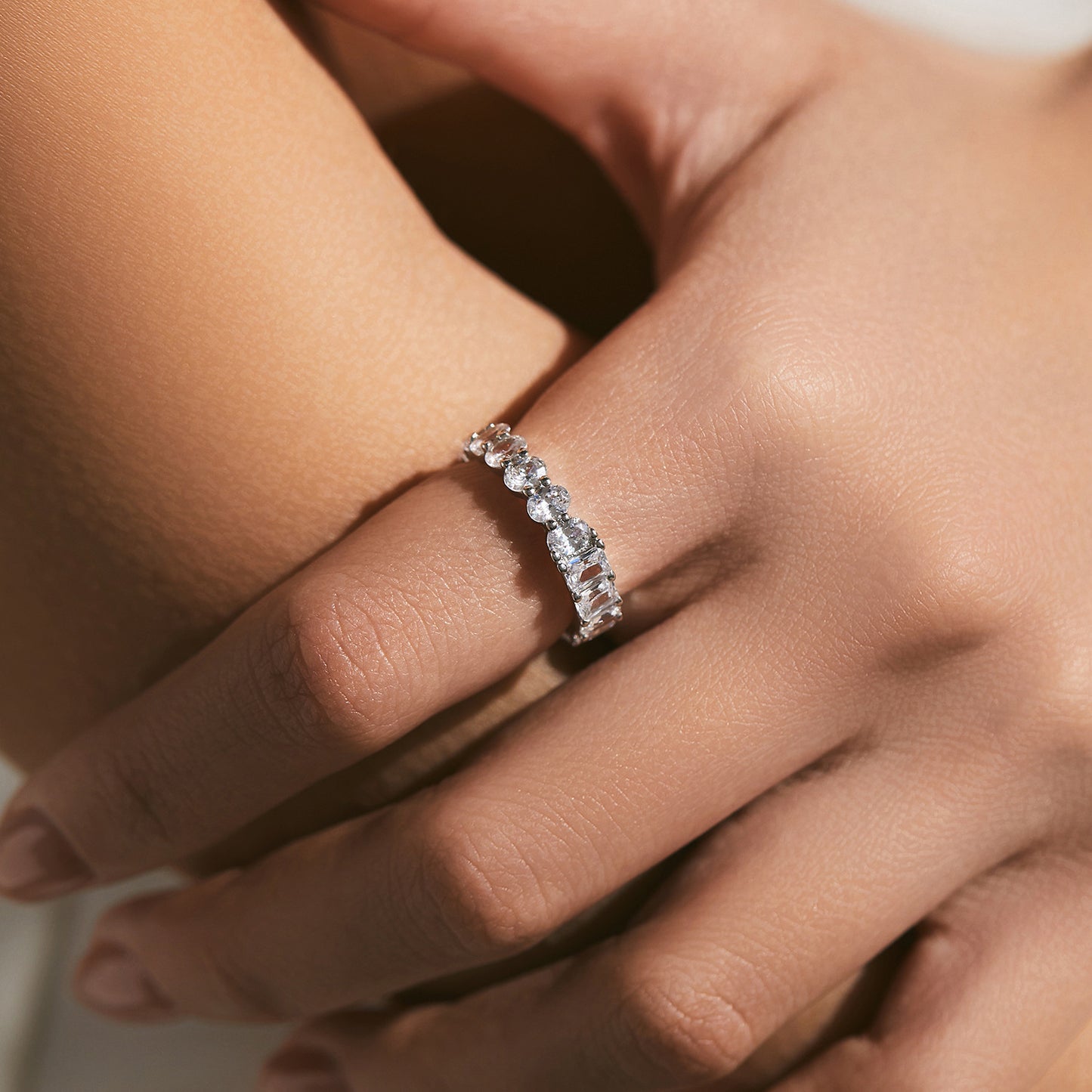 Planderful Everyday Genie Ring – Elegant Sterling Silver with Bright Zircon