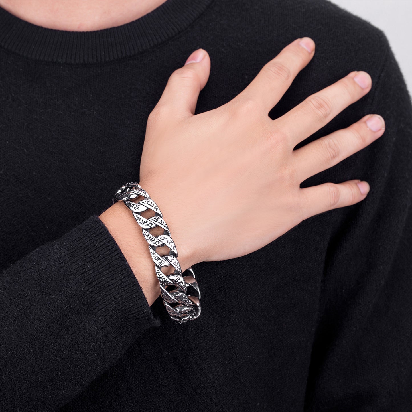 Steel Bracelet – Vintage Mantra
