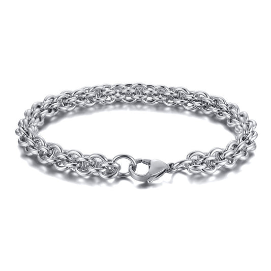 Stainless Steel Lantern Chain Bracelet Steel Male Thick Bracelet